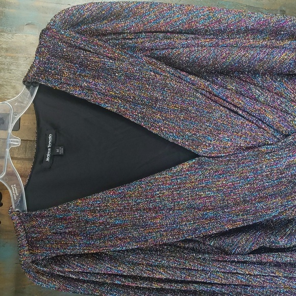 Jealous Tomato Metallic Rainbow Simmer Bodysuit - Women's Medium - Picture 2 of 6